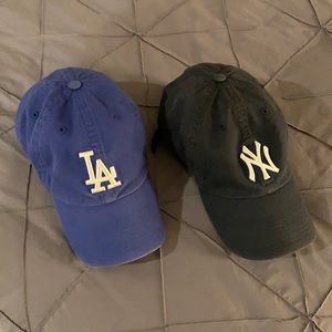 LA Dodgers Cap / NY Yankees Cap